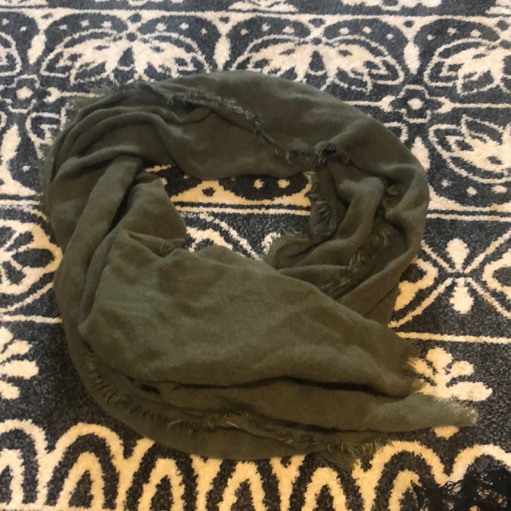 Army green scarf